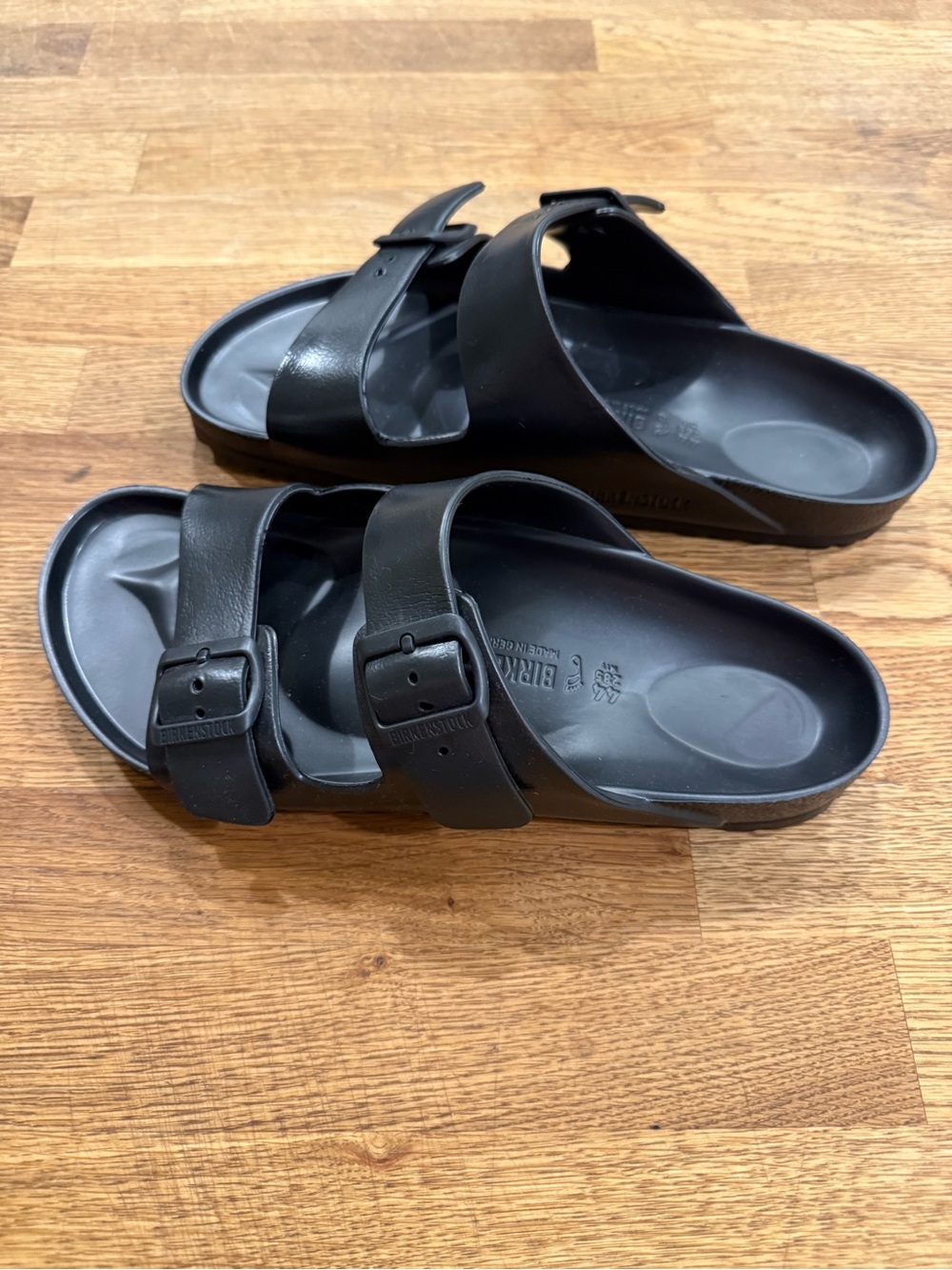 Birkenstock Black Two-Buckle EVA Slides - Picture 6 of 6